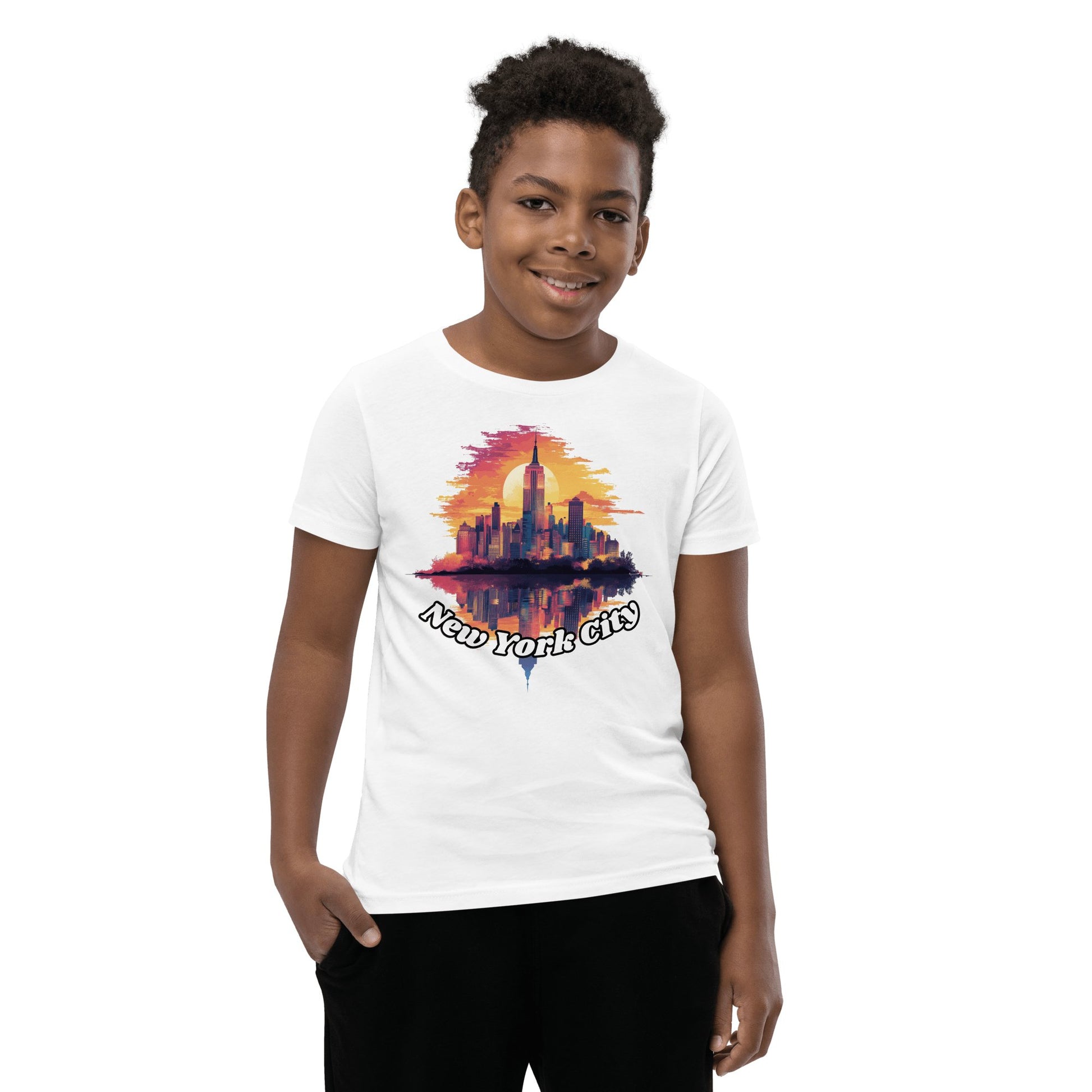 Kurzärmeliges T-Shirt für Jugendliche "New York City" - Artexio