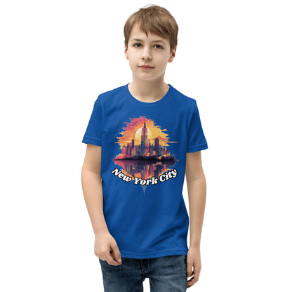 Kurzärmeliges T-Shirt für Jugendliche "New York City" - Artexio