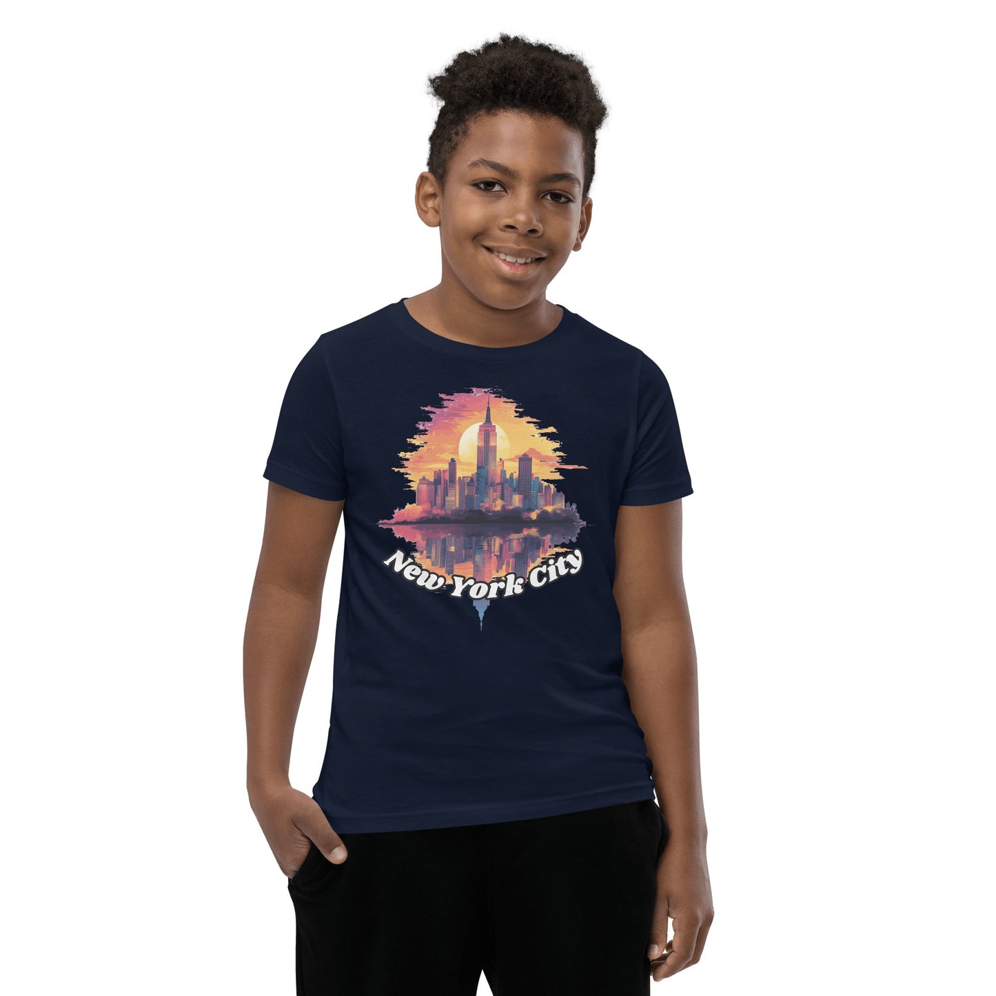 Kurzärmeliges T-Shirt für Jugendliche "New York City" - Artexio