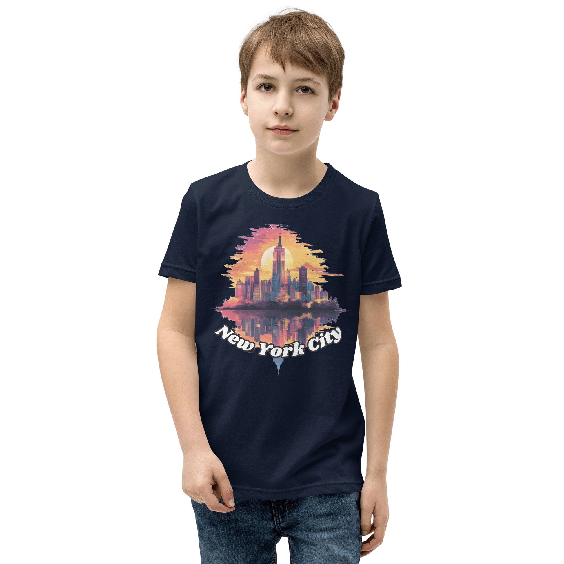 Kurzärmeliges T-Shirt für Jugendliche "New York City" - Artexio