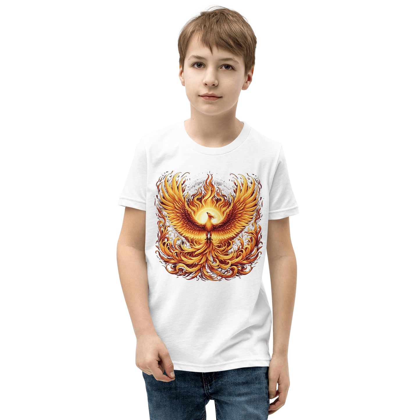 Kurzärmeliges T-Shirt für Jugendliche "Phoenix" - Artexio