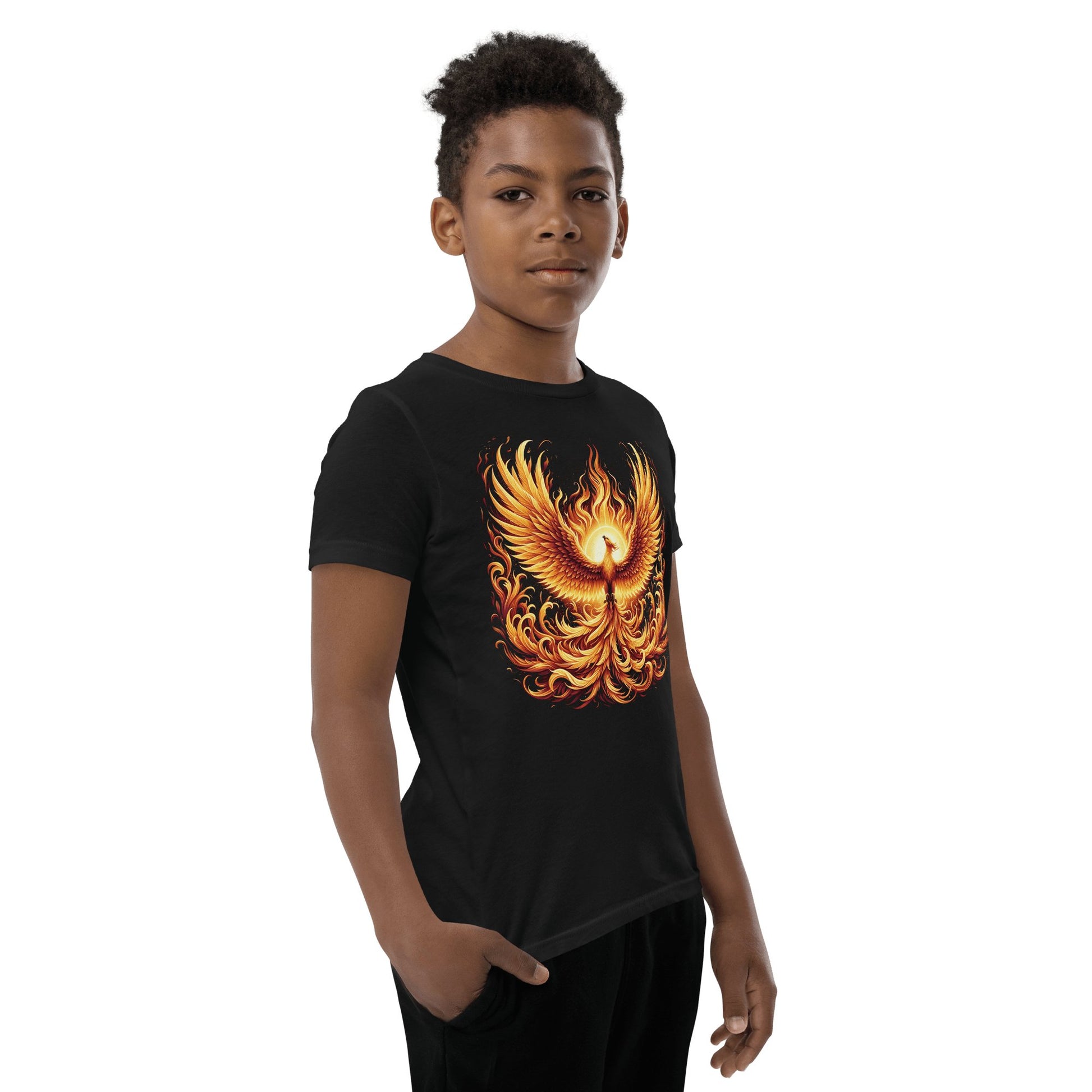 Kurzärmeliges T-Shirt für Jugendliche "Phoenix" - Artexio