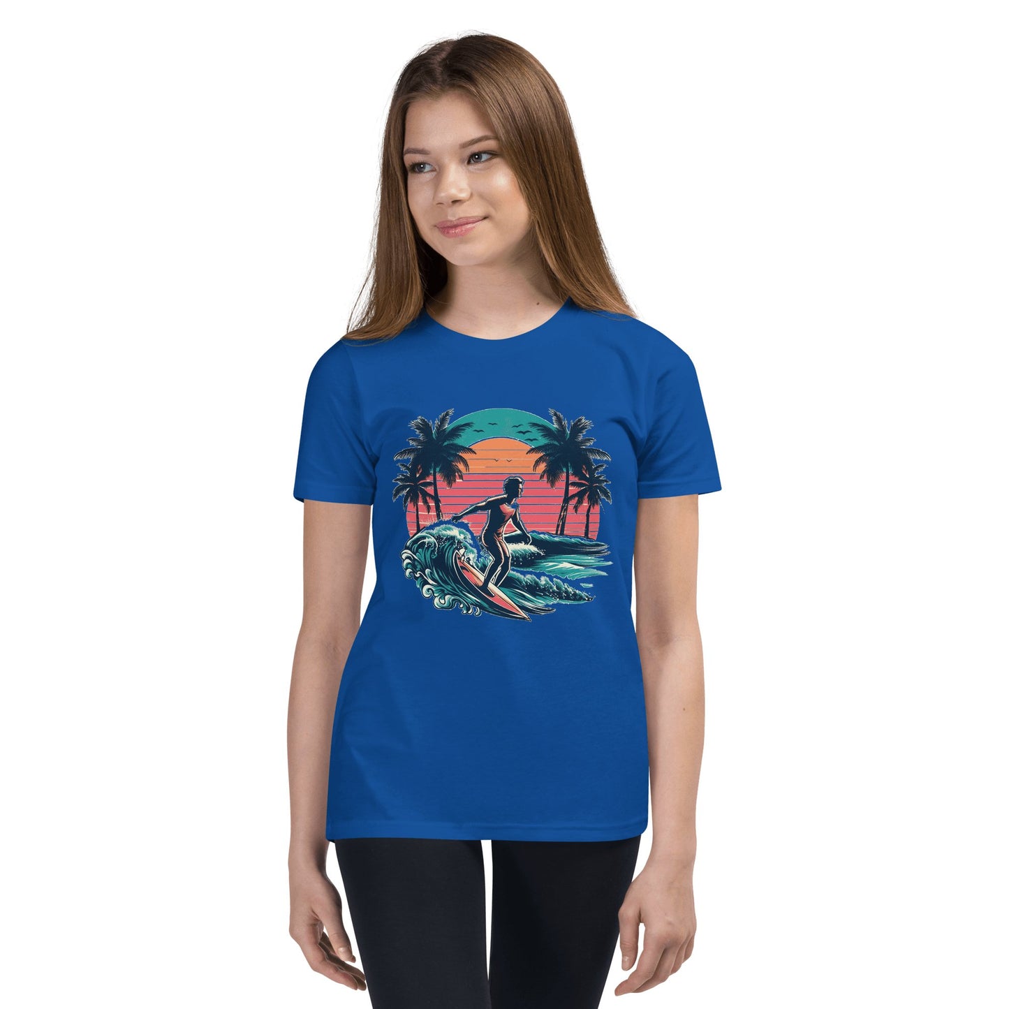 Kurzärmeliges T-Shirt für Jugendliche "Surfing" - Artexio