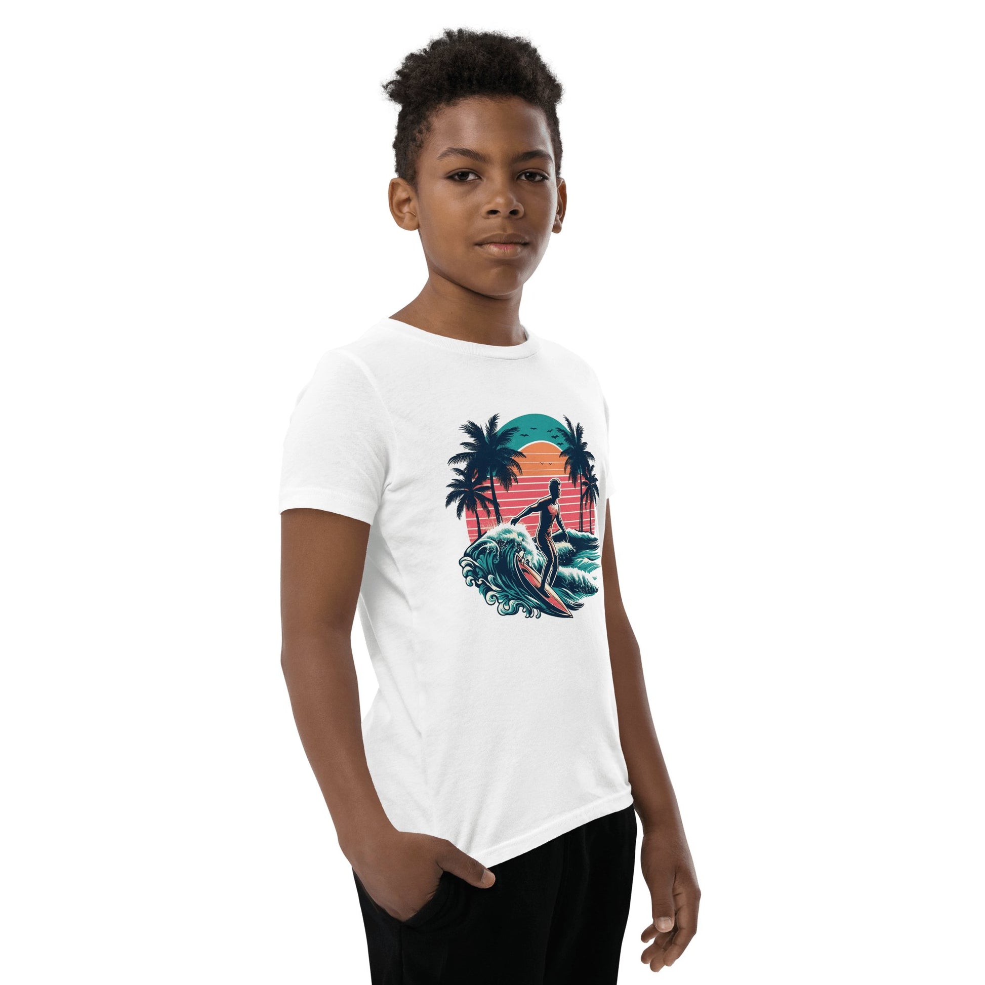 Kurzärmeliges T-Shirt für Jugendliche "Surfing" - Artexio