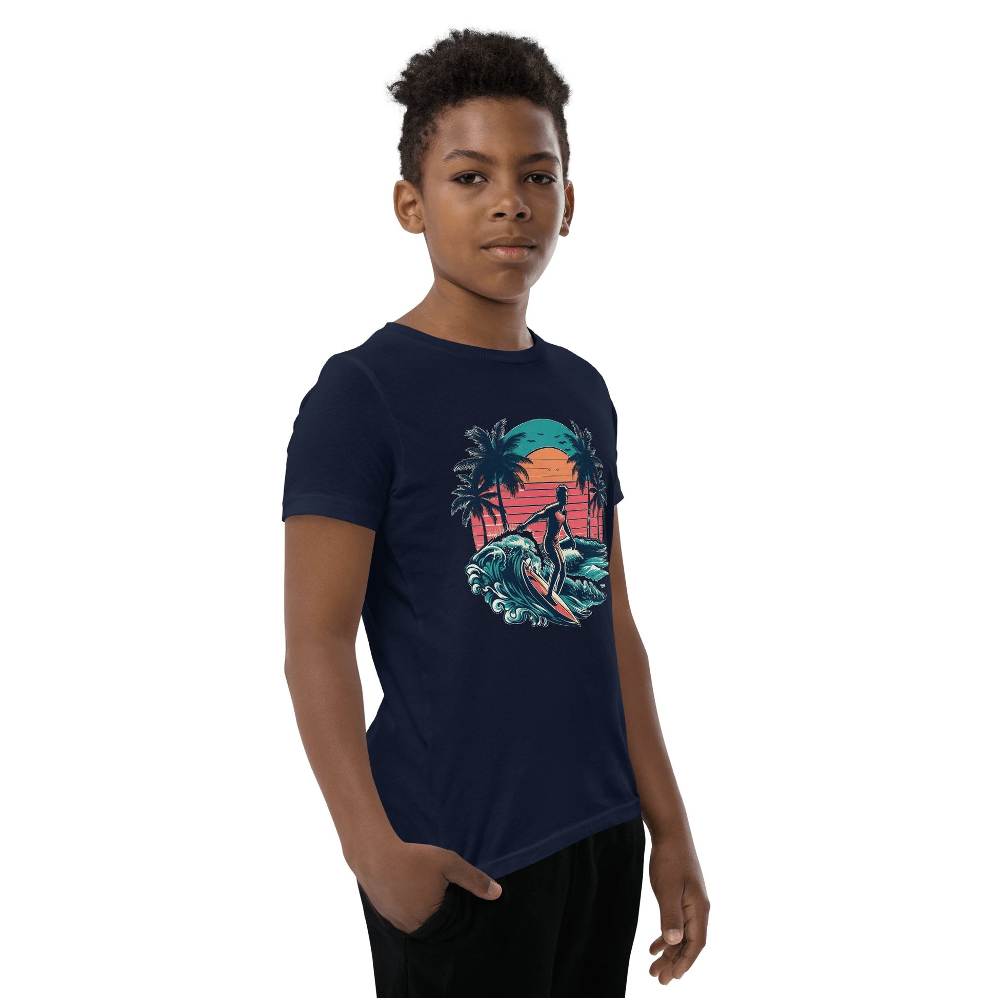 Kurzärmeliges T-Shirt für Jugendliche "Surfing" - Artexio