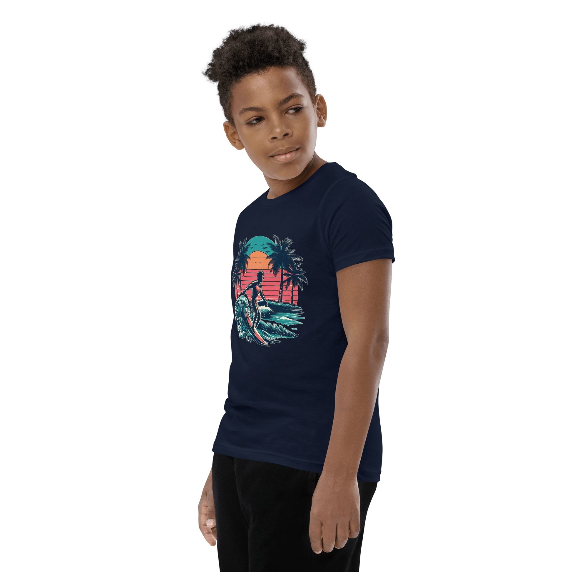 Kurzärmeliges T-Shirt für Jugendliche "Surfing" - Artexio