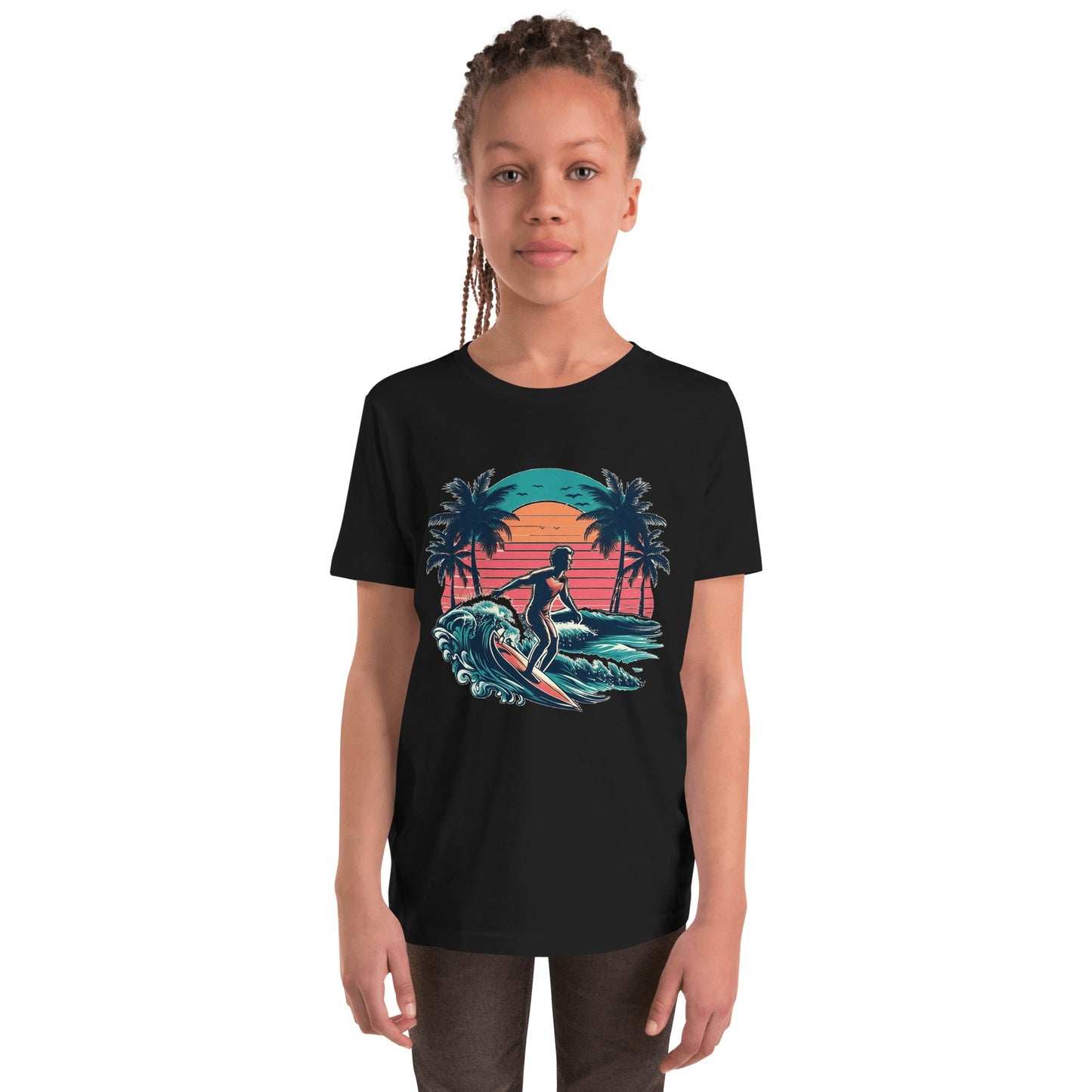 Kurzärmeliges T-Shirt für Jugendliche "Surfing" - Artexio