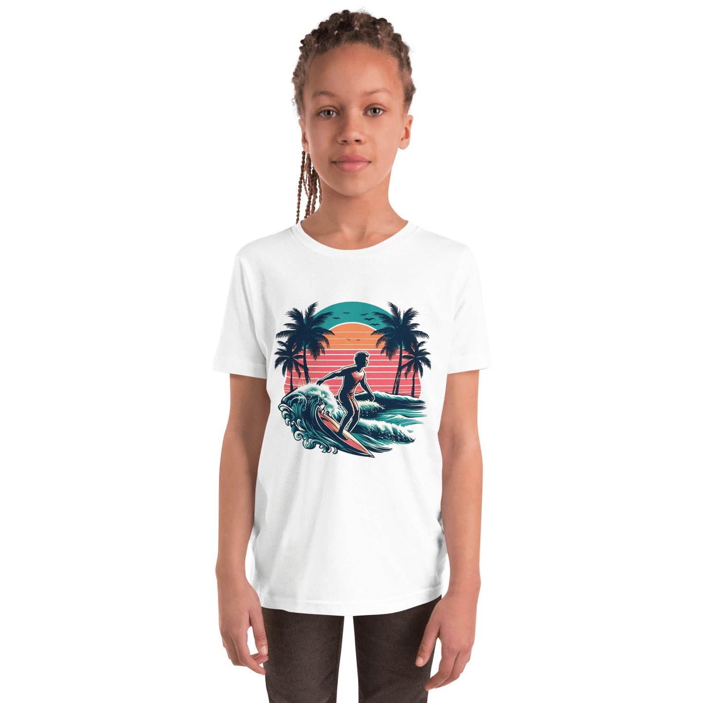 Kurzärmeliges T-Shirt für Jugendliche "Surfing" - Artexio