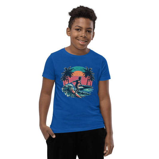 Kurzärmeliges T-Shirt für Jugendliche "Surfing" - Artexio