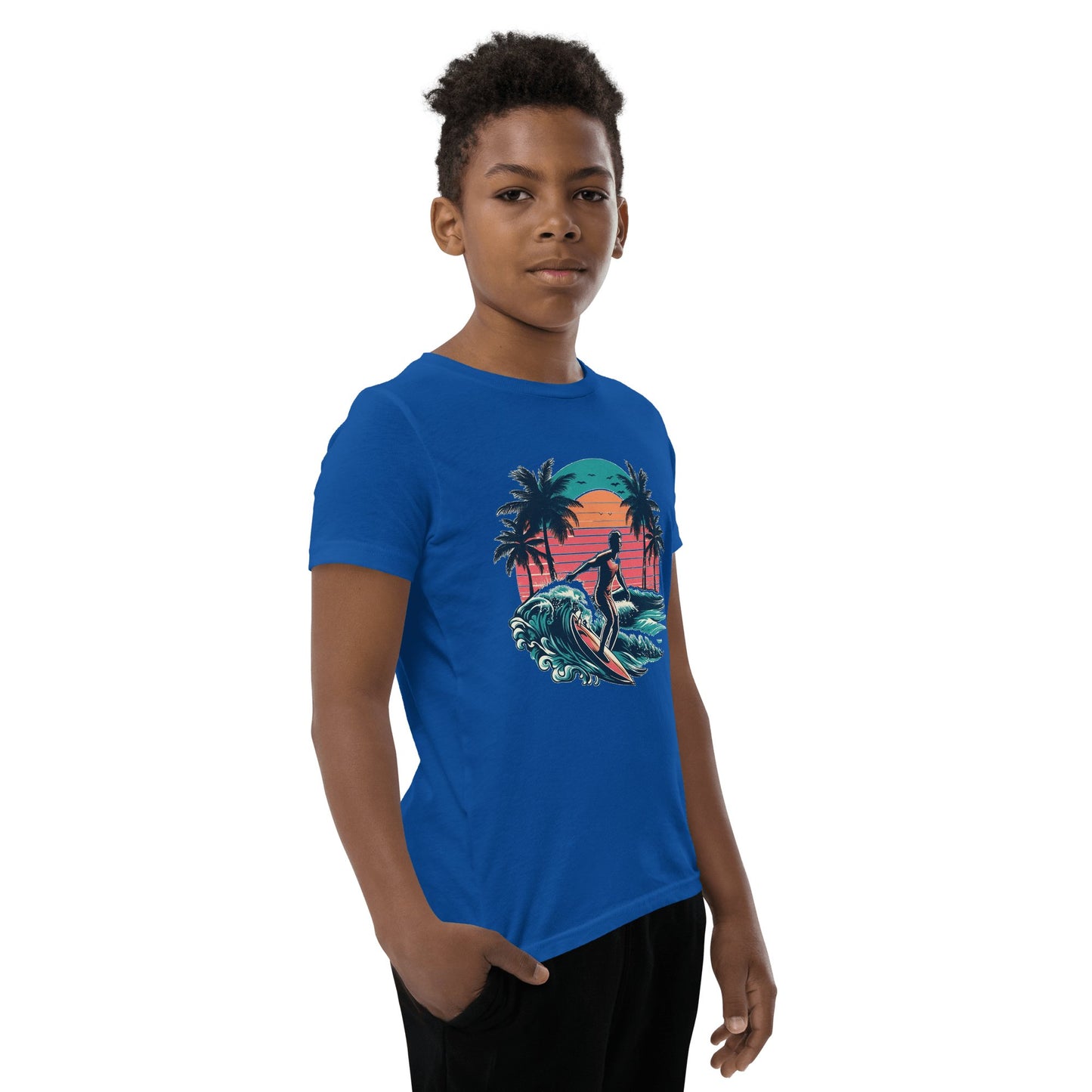 Kurzärmeliges T-Shirt für Jugendliche "Surfing" - Artexio