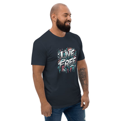 Kurzärmeliges T-Shirt "Live Free" - Artexio