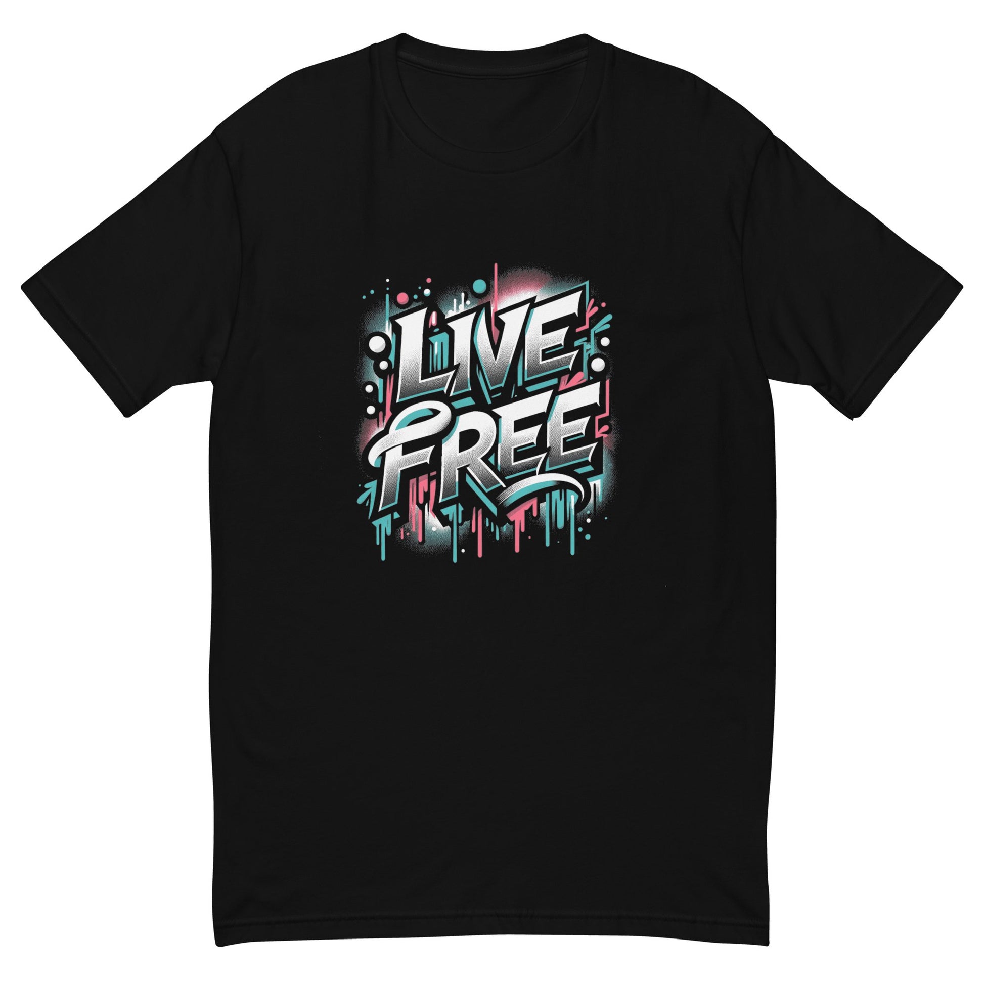 Kurzärmeliges T-Shirt "Live Free" - Artexio