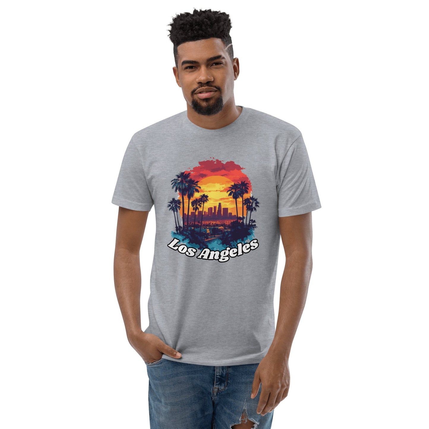 Kurzärmeliges T-Shirt "Los Angeles" - Artexio