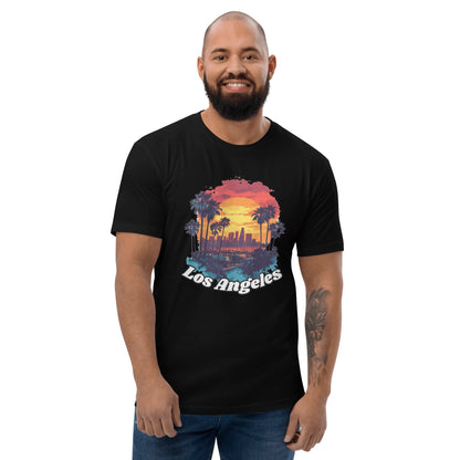 Kurzärmeliges T-Shirt "Los Angeles" - Artexio