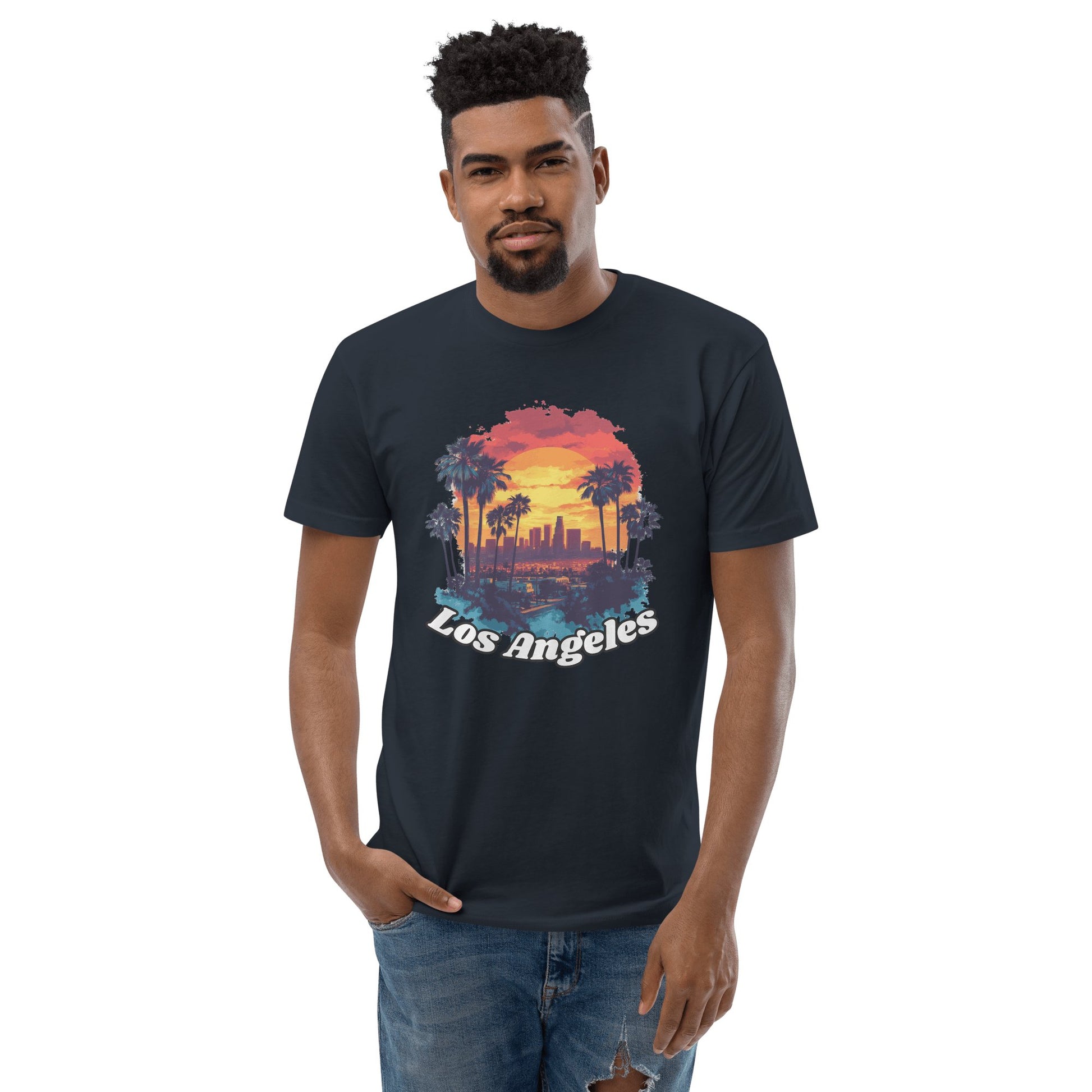 Kurzärmeliges T-Shirt "Los Angeles" - Artexio