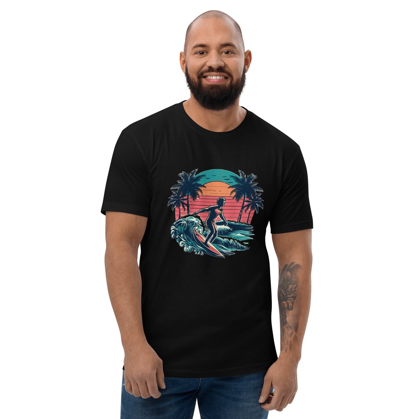 Kurzärmeliges T-Shirt "Surfing" - Artexio