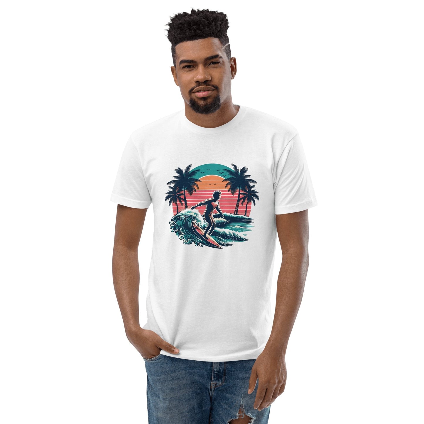 Kurzärmeliges T-Shirt "Surfing" - Artexio