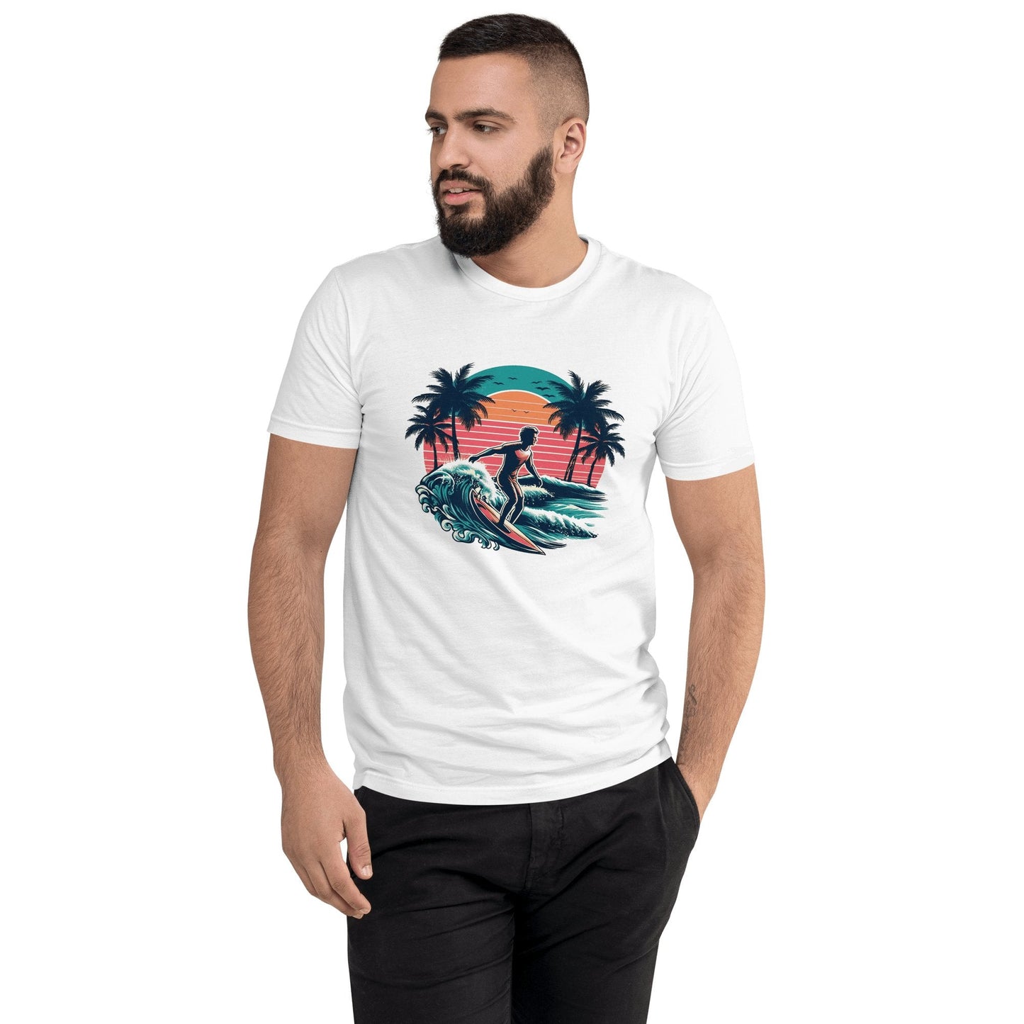 Kurzärmeliges T-Shirt "Surfing" - Artexio