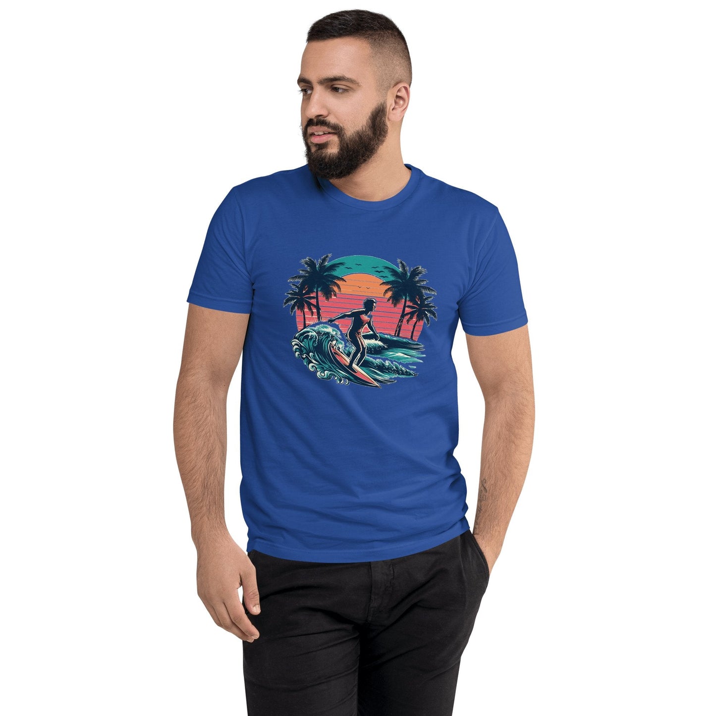 Kurzärmeliges T-Shirt "Surfing" - Artexio