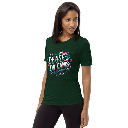 Kurzärmeliges Tri - Blend T-Shirt "Chase Dreams" - Artexio