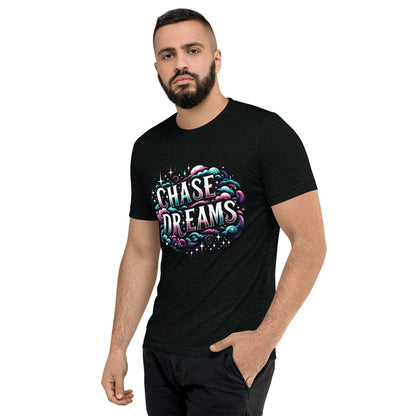 Kurzärmeliges Tri - Blend T-Shirt "Chase Dreams" - Artexio