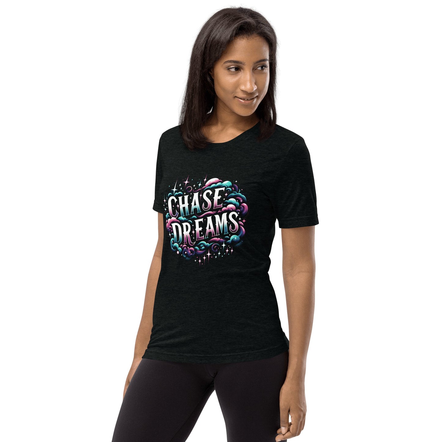 Kurzärmeliges Tri - Blend T-Shirt "Chase Dreams" - Artexio