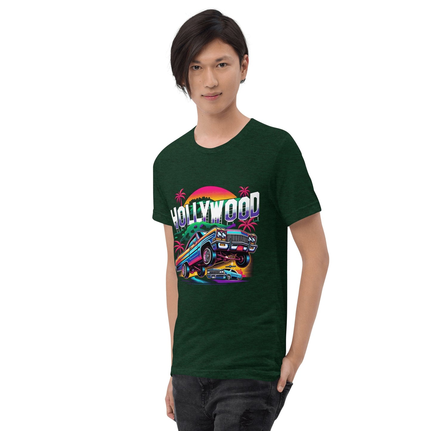 Kurzärmeliges Tri - Blend T-Shirt "Hollywood" - Artexio