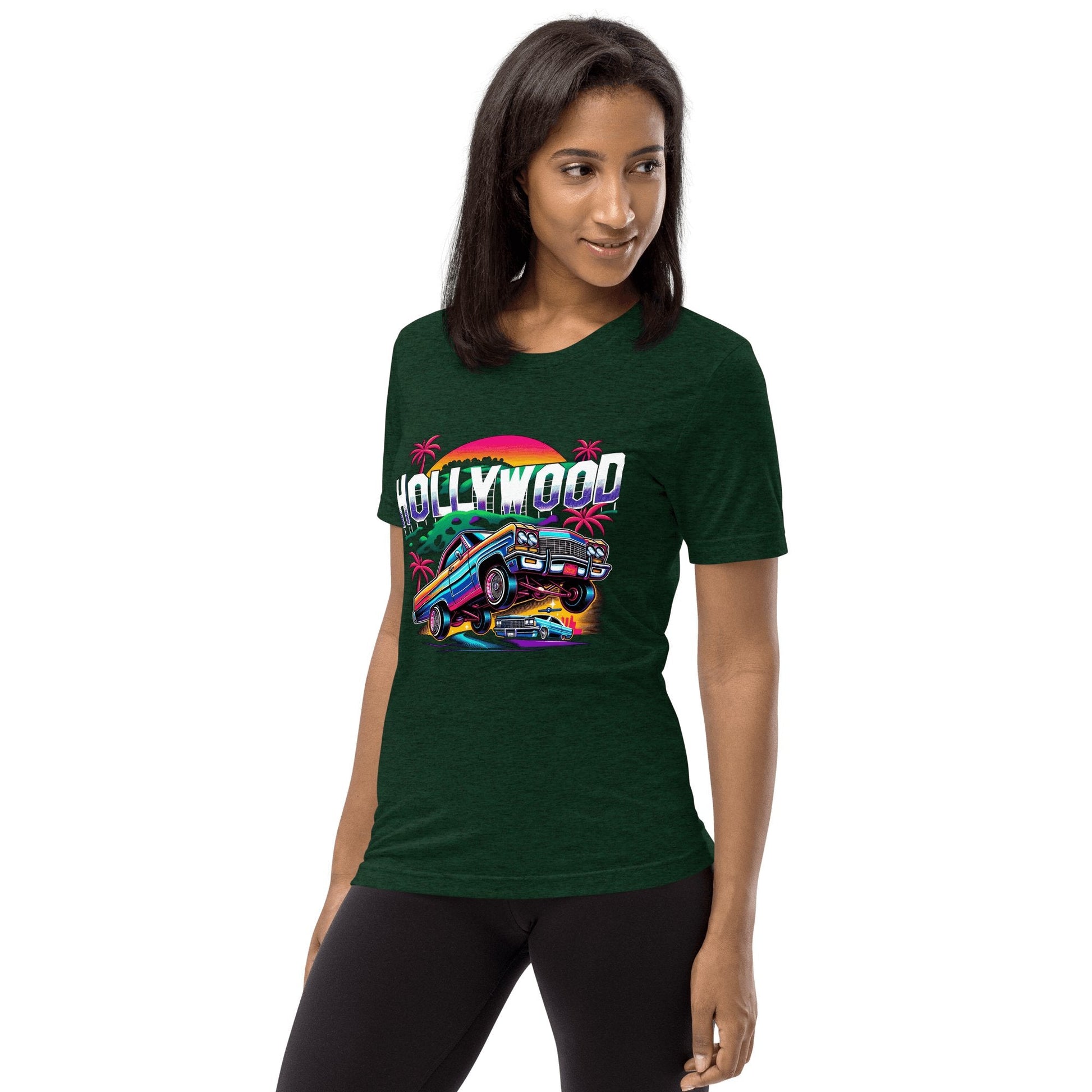 Kurzärmeliges Tri - Blend T-Shirt "Hollywood" - Artexio