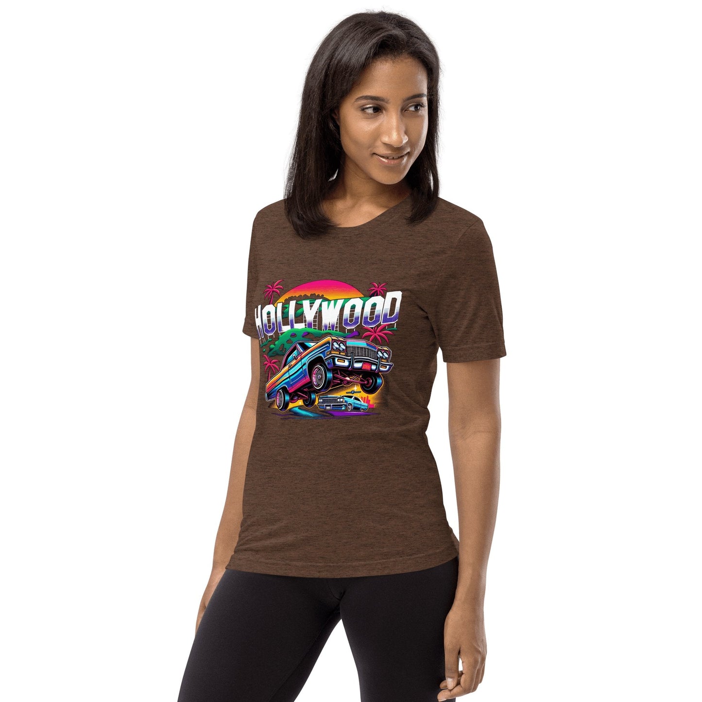 Kurzärmeliges Tri - Blend T-Shirt "Hollywood" - Artexio