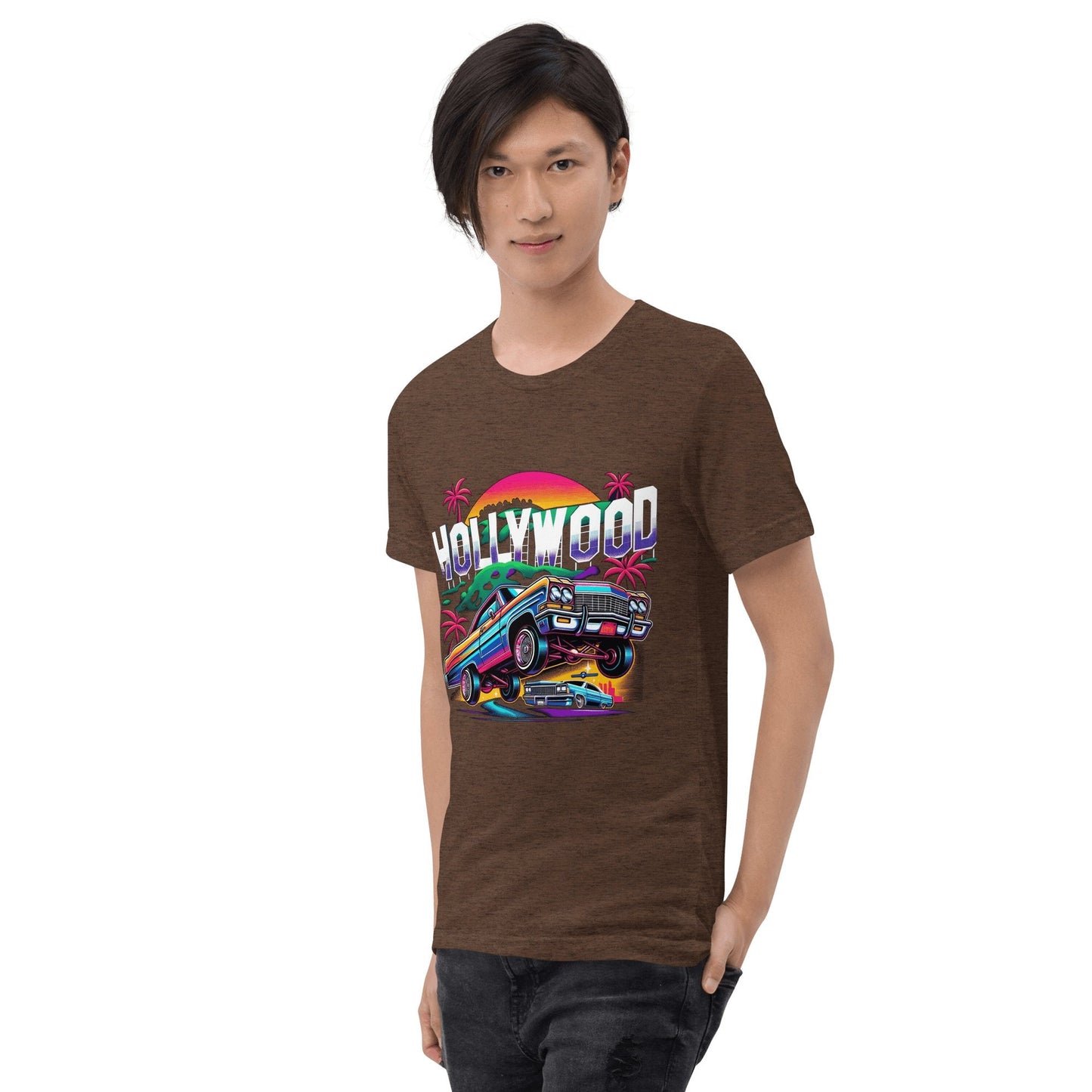 Kurzärmeliges Tri - Blend T-Shirt "Hollywood" - Artexio