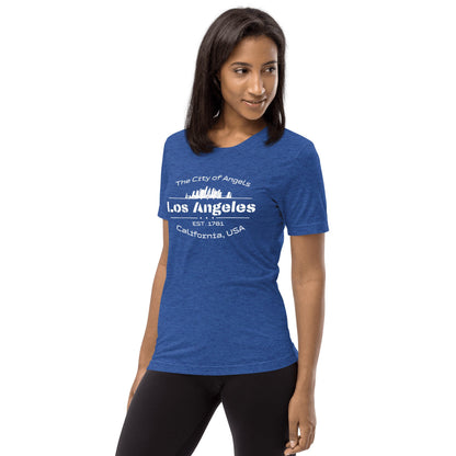 Kurzärmeliges Tri - Blend T-Shirt "Los Angeles" - Artexio