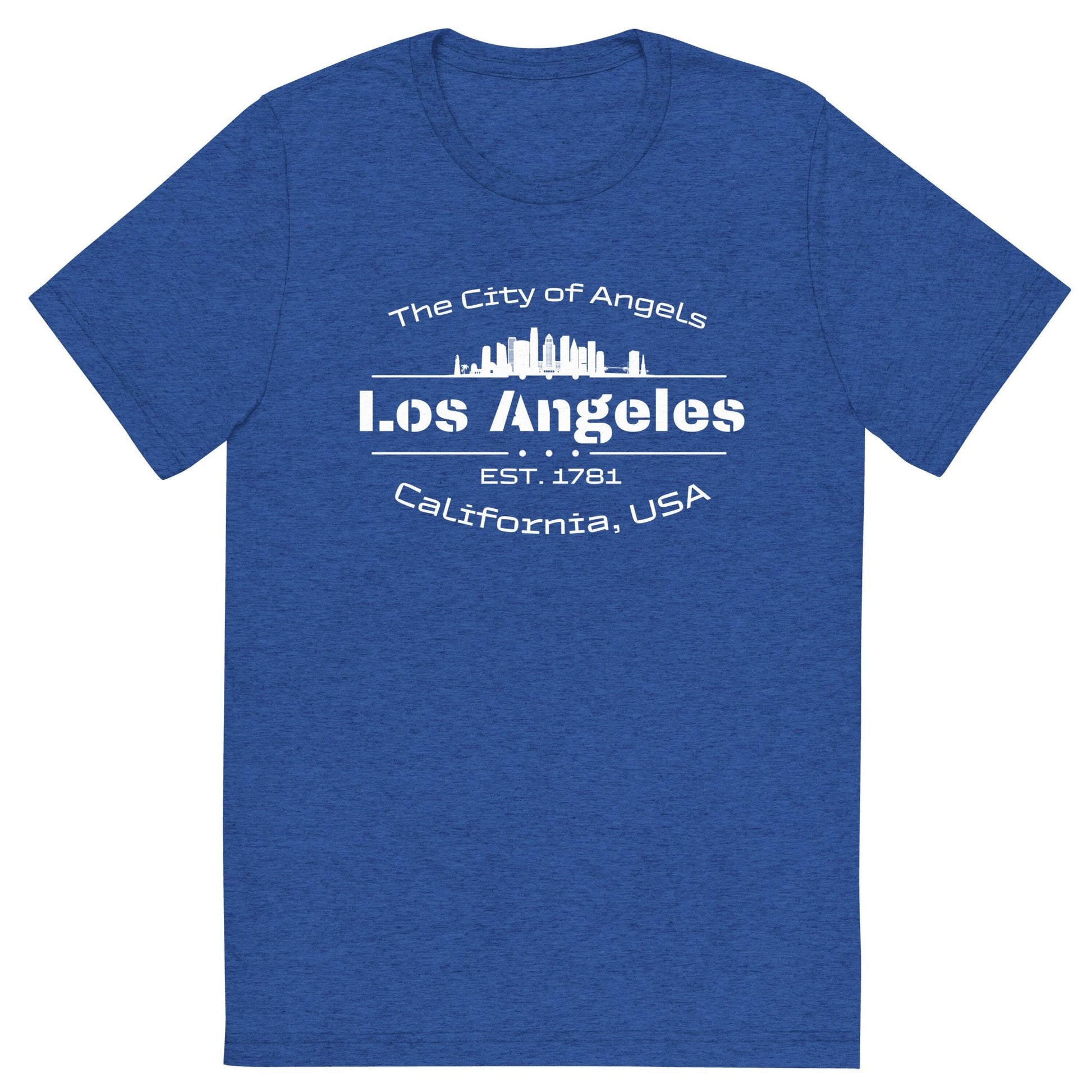 Kurzärmeliges Tri - Blend T-Shirt "Los Angeles" - Artexio