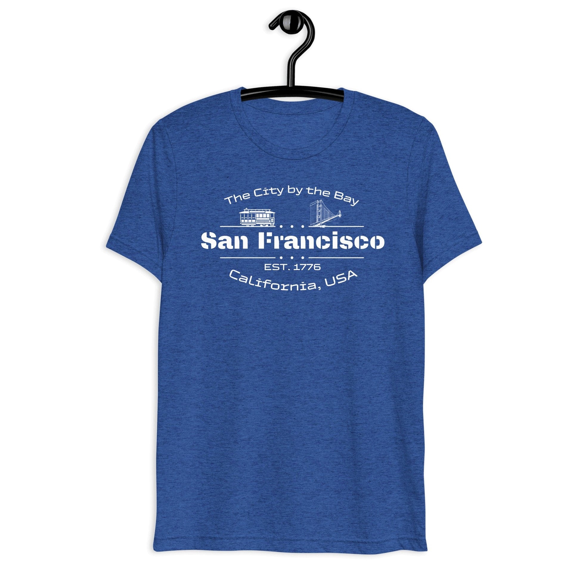 Kurzärmeliges Tri - Blend T-Shirt "San Francisco" - Artexio