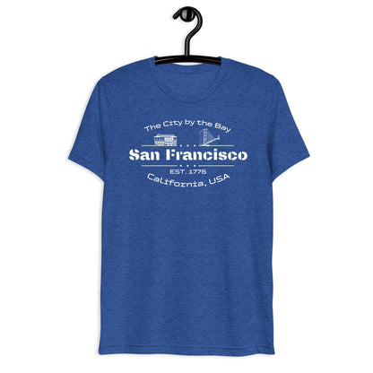 Kurzärmeliges Tri - Blend T-Shirt "San Francisco" - Artexio