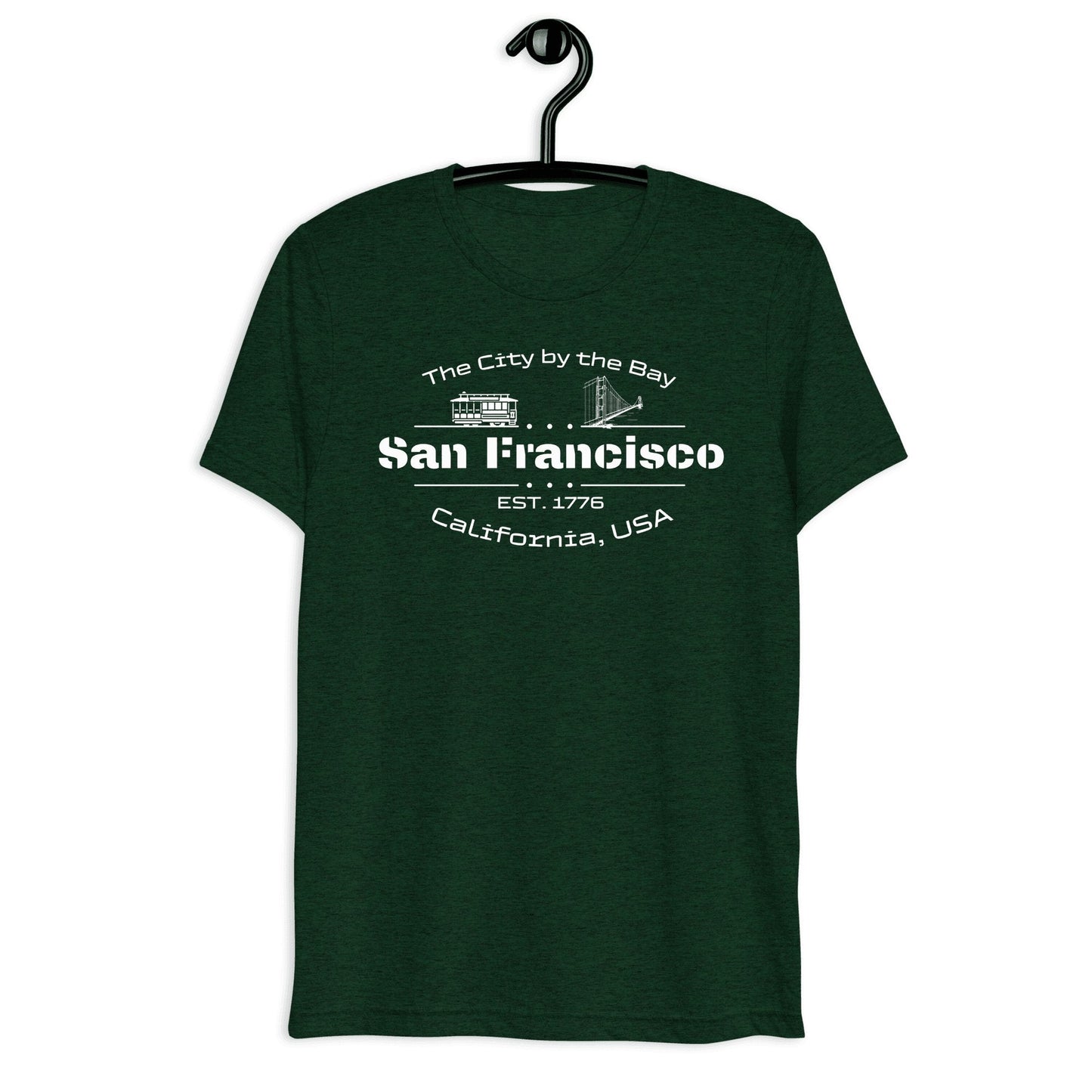 Kurzärmeliges Tri - Blend T-Shirt "San Francisco" - Artexio