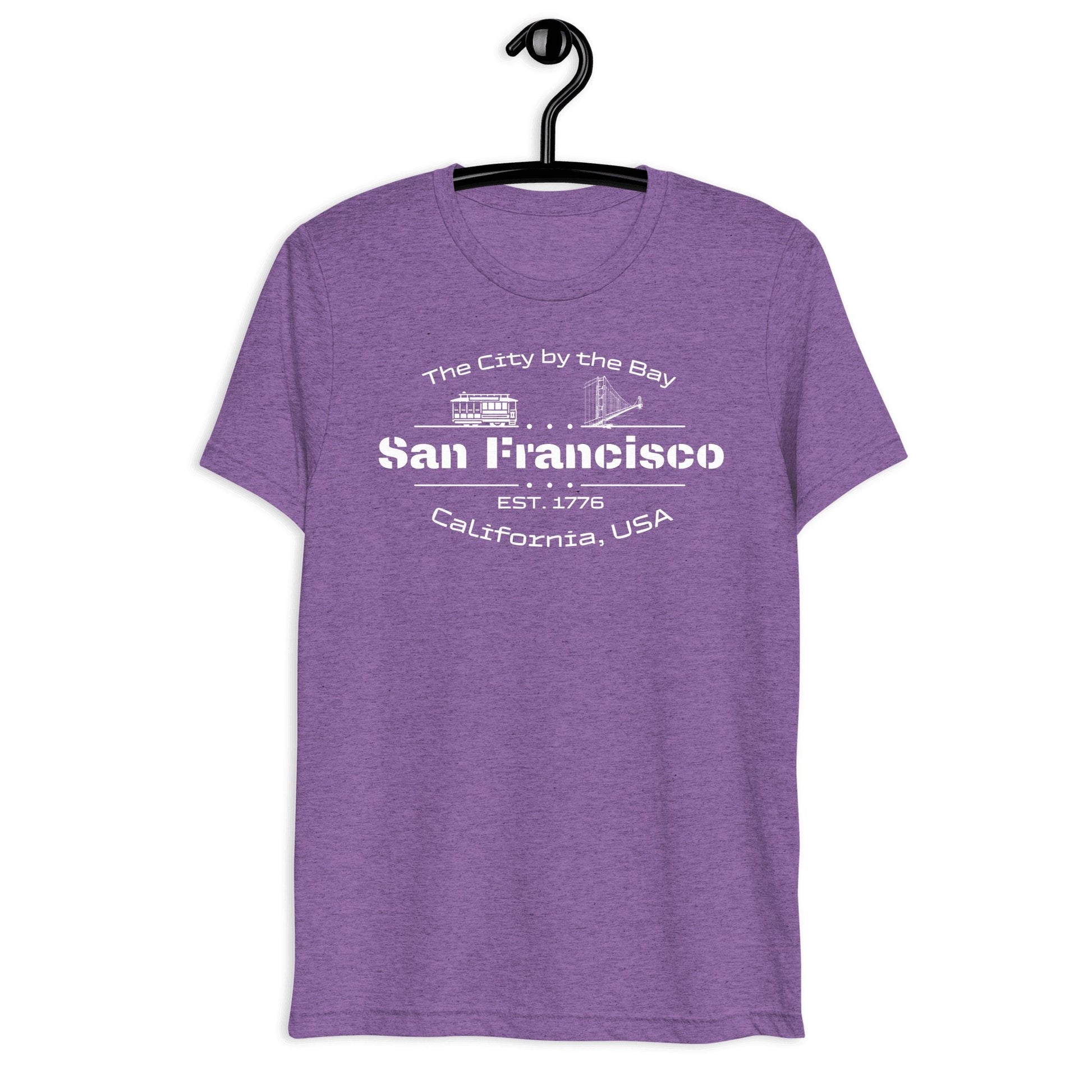 Kurzärmeliges Tri - Blend T-Shirt "San Francisco" - Artexio