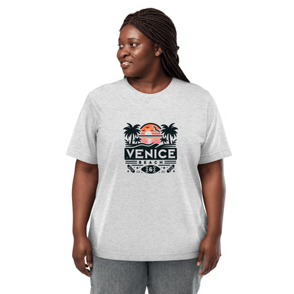 Kurzärmeliges Tri - Blend T-Shirt "Venice Beach" - Artexio