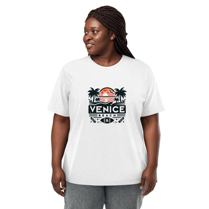 Kurzärmeliges Tri - Blend T-Shirt "Venice Beach" - Artexio