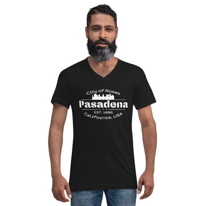 Kurzärmeliges Unisex T-Shirt mit V - Ausschnitt "Pasadena" - Artexio