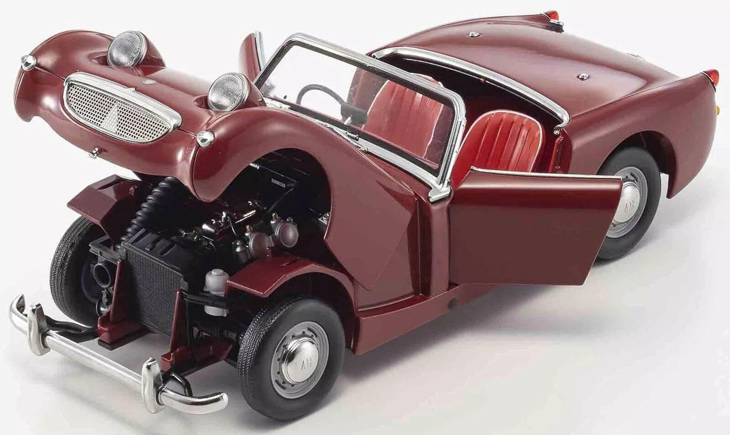 Kyosho Austin Healey Sprite – Dark Red 1:18 Modell - Artexio