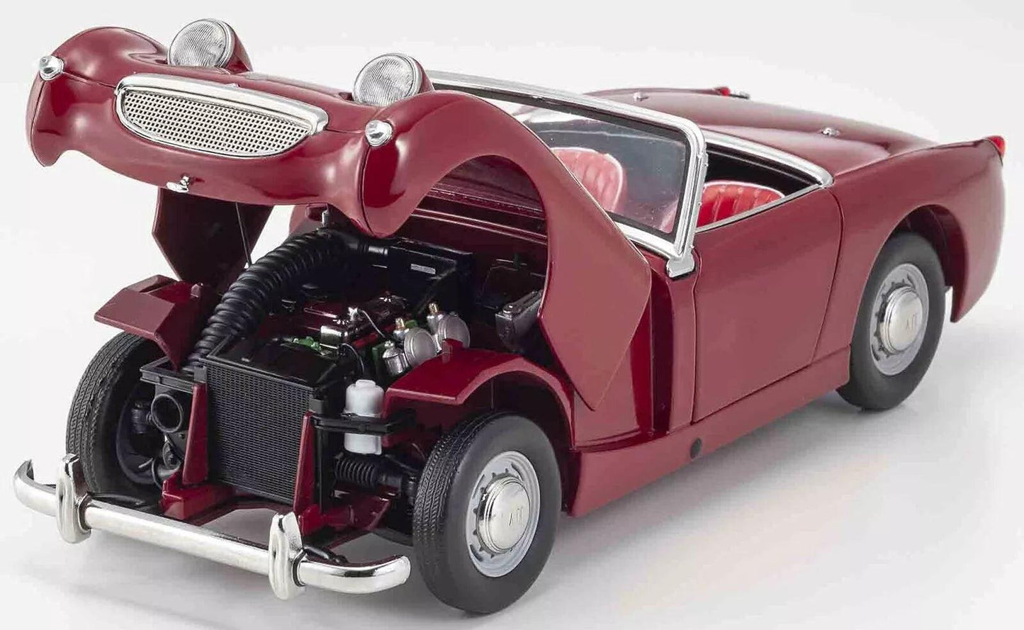 Kyosho Austin Healey Sprite – Dark Red 1:18 Modell - Artexio