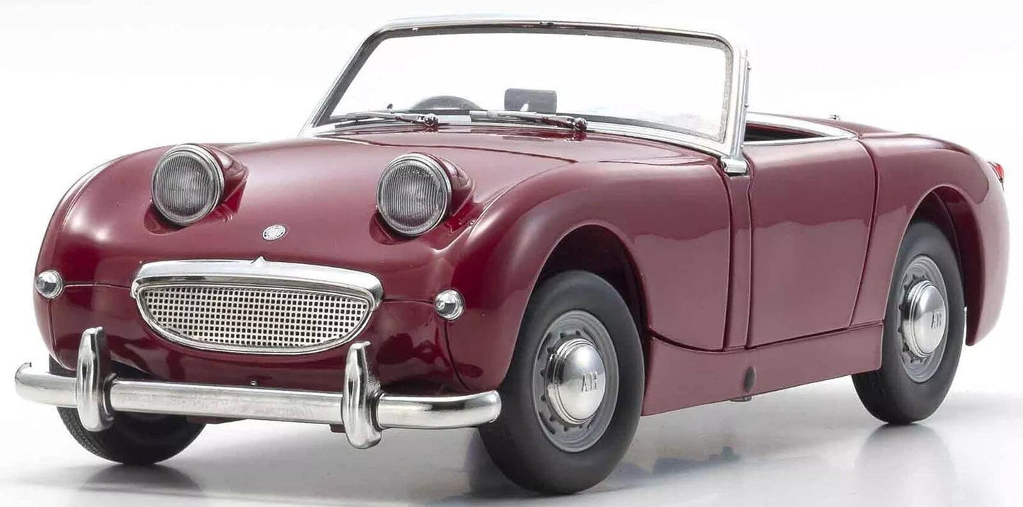 Kyosho Austin Healey Sprite – Dark Red 1:18 Modell - Artexio