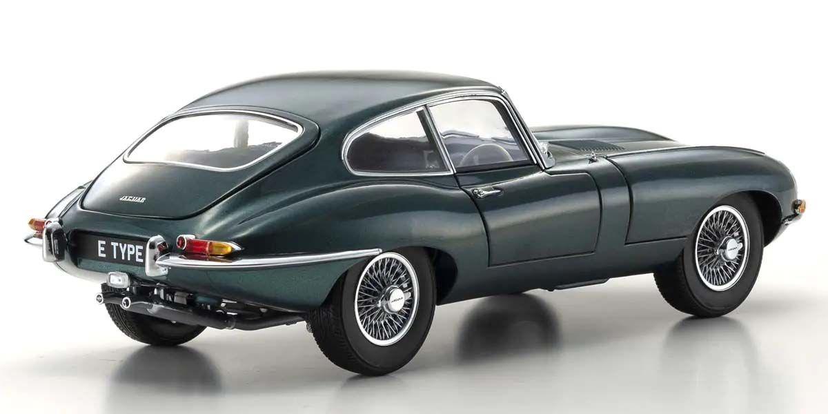 Kyosho Jaguar E - Type (RHD) - Opalescent Dark Green 1:18 Modell - Artexio