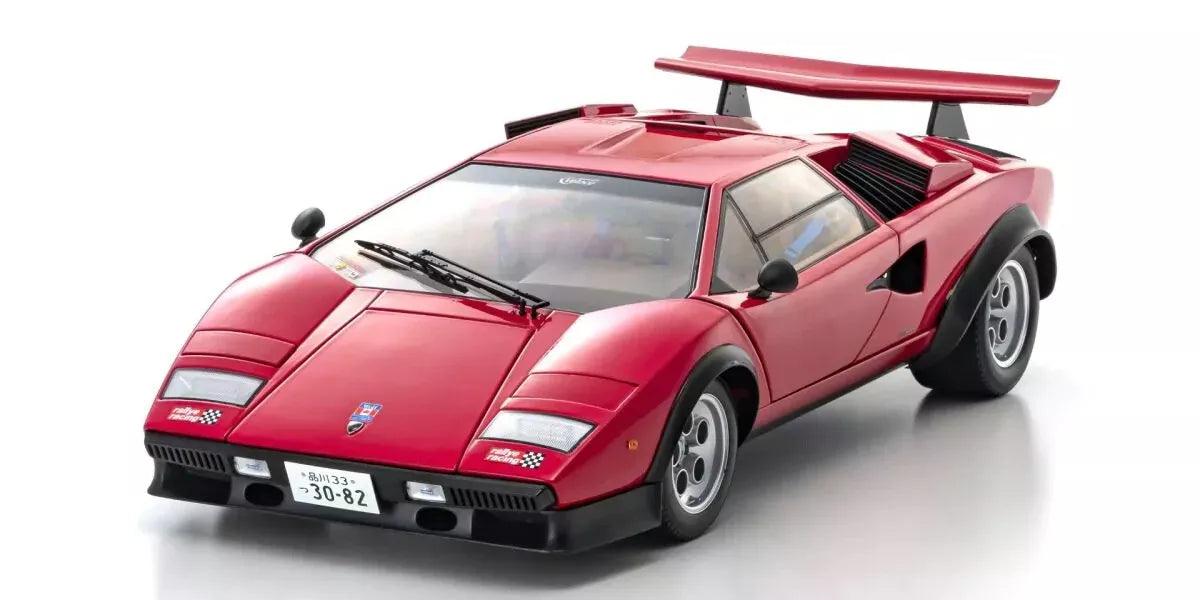 Kyosho Lamborghini Countach Walter Wolf – Red 1:12 Modell - Artexio