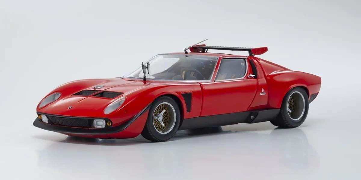 Kyosho Lamborghini Miura SVR - Red/Black 1:18 Modell - Artexio