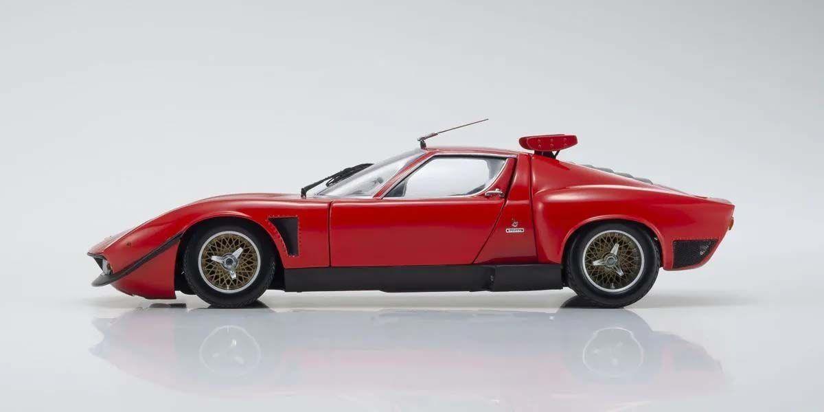 Kyosho Lamborghini Miura SVR - Red/Black 1:18 Modell - Artexio