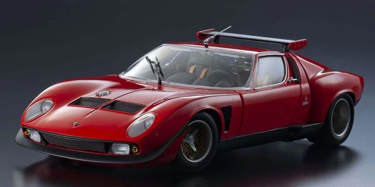 Kyosho Lamborghini Miura SVR - Red/Black 1:18 Modell - Artexio