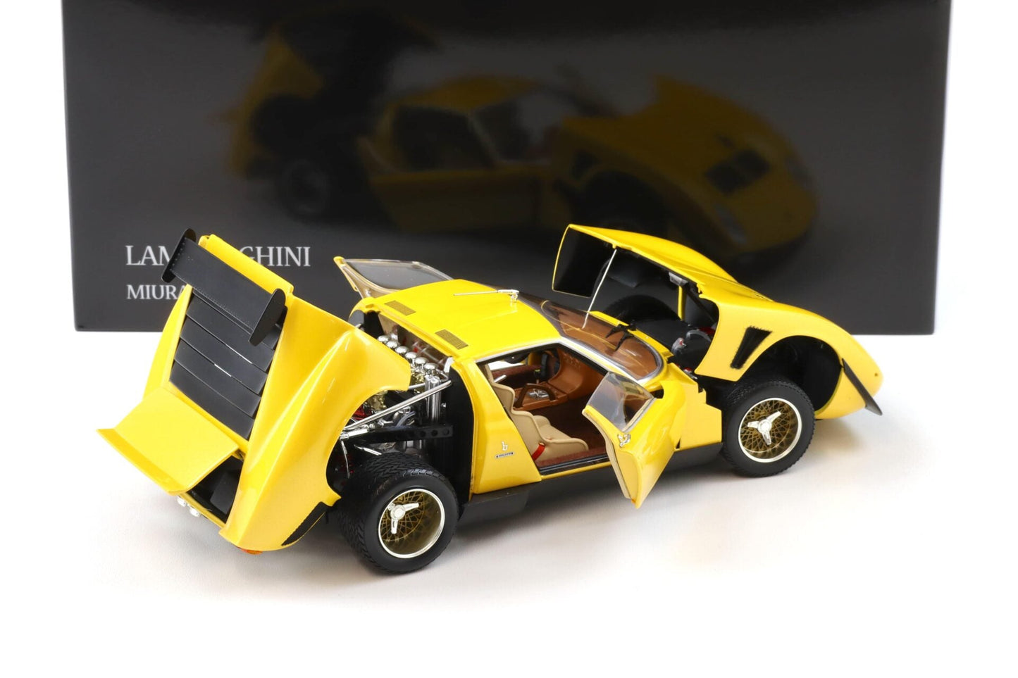 Kyosho Lamborghini Miura SVR Yellow 1:18 Modell