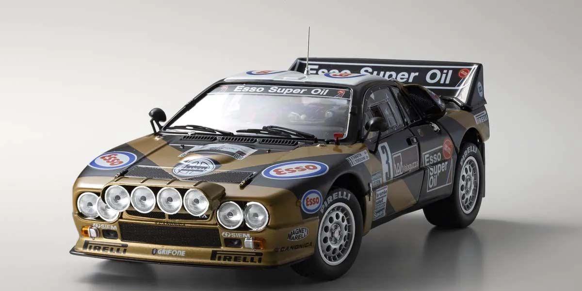 Kyosho Lancia Rallye 037 – #1 – Piancavallo 1985 – Winner Tabaton/Tedeschini 1:18 Modell - Artexio