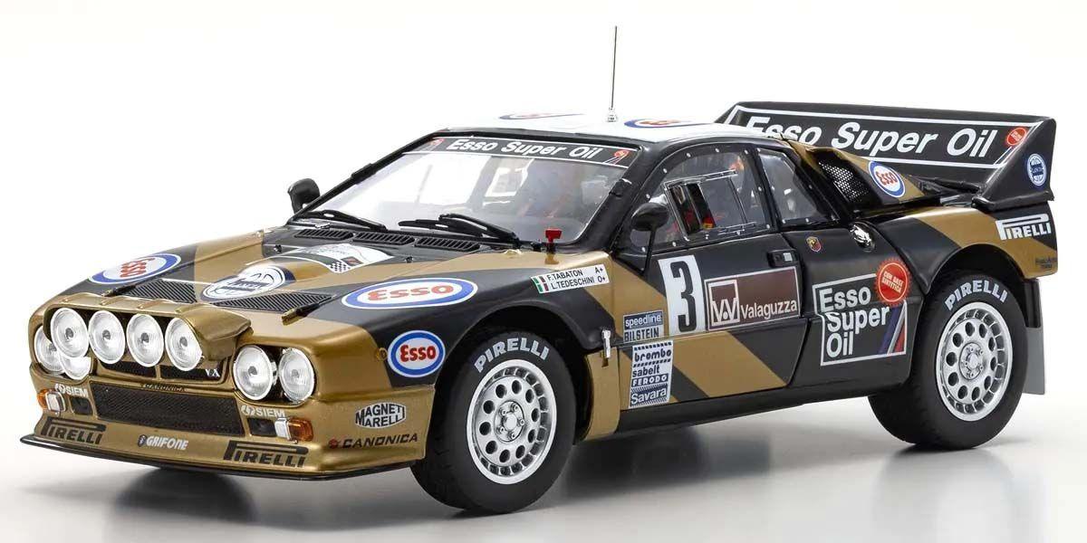 Kyosho Lancia Rallye 037 – #1 – Piancavallo 1985 – Winner Tabaton/Tedeschini 1:18 Modell - Artexio